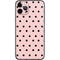 Pink and Black Polka Dots iPhone 11 Pro Skin